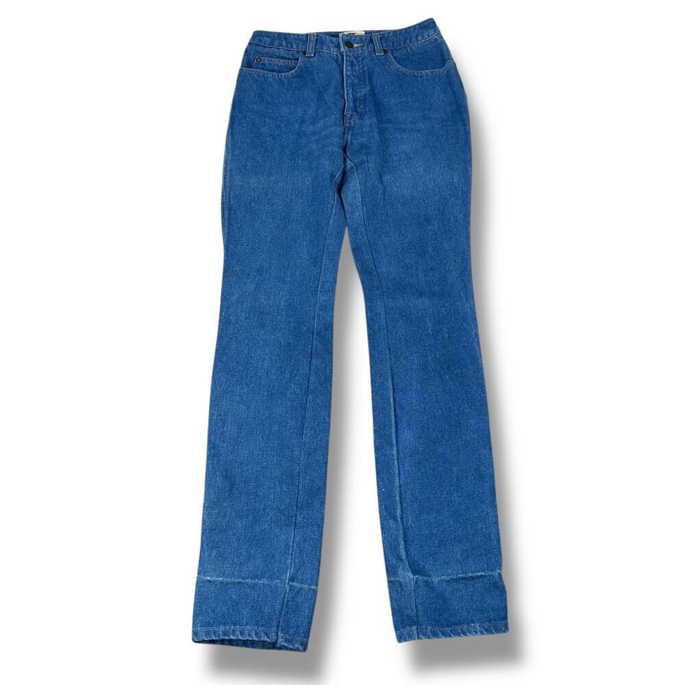 Vintage Calvin Klein Jeans Women’s 11 Blue 1970s 70s Denim Cotton Straight USA